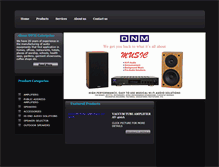 Tablet Screenshot of dnmaudio.com
